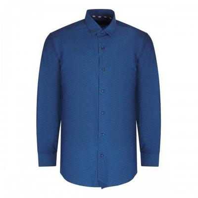 Aquascutum Men's Textured Long-Sleeved Shirt