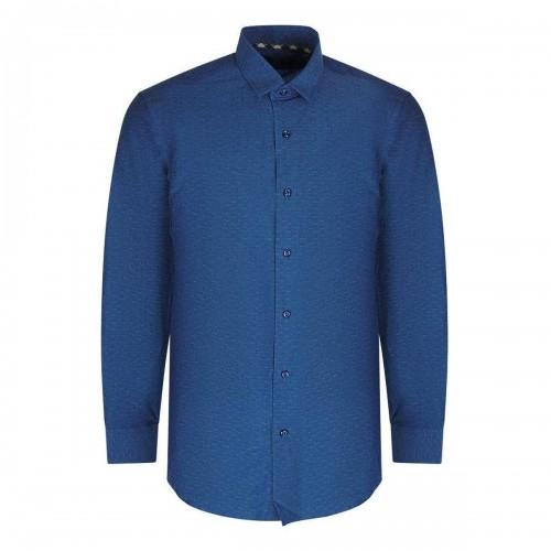 Aquascutum Mens Textured Long-Sleeved Shirt