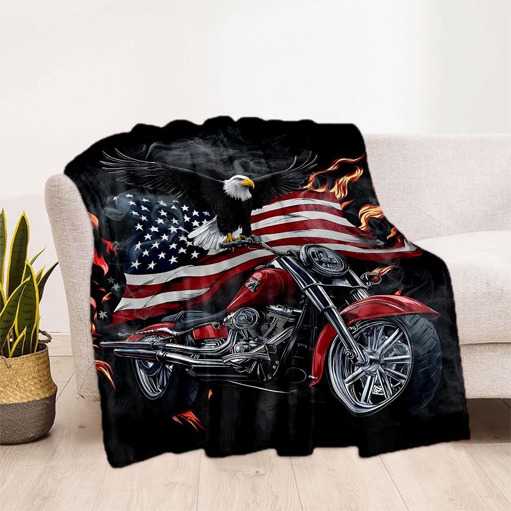 Motocross Adventure Sport Flanelldecke - Weich und geeignet für Sofas, Betten, Büros, Reisen, alle Jahreszeiten und das beste Geschenk für die Feiertage.