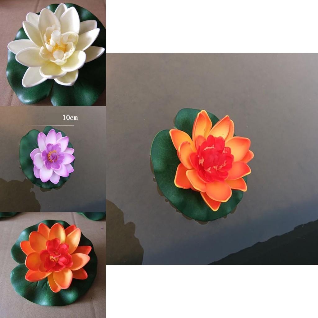 Colorful Artificial Lotus Flower Water Lily Perfect For Fish Tank Decoration