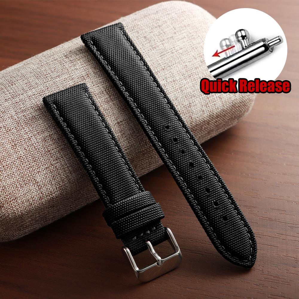 Prémiový oboustranný nylonový řemínek k hodinkám Vodotěsný popruh z plachtoviny Pánský 20mm 22mm Řemínek s rychloupínáním pro Huawei Watch GT5 GT4
