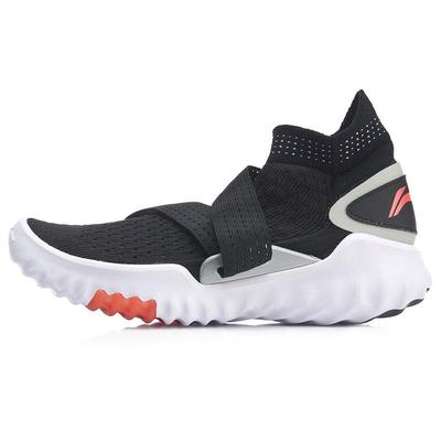Li Ning Original Aspiration Pro Mid Top Running Shoes Unisex Black Silver AFHP017-4
