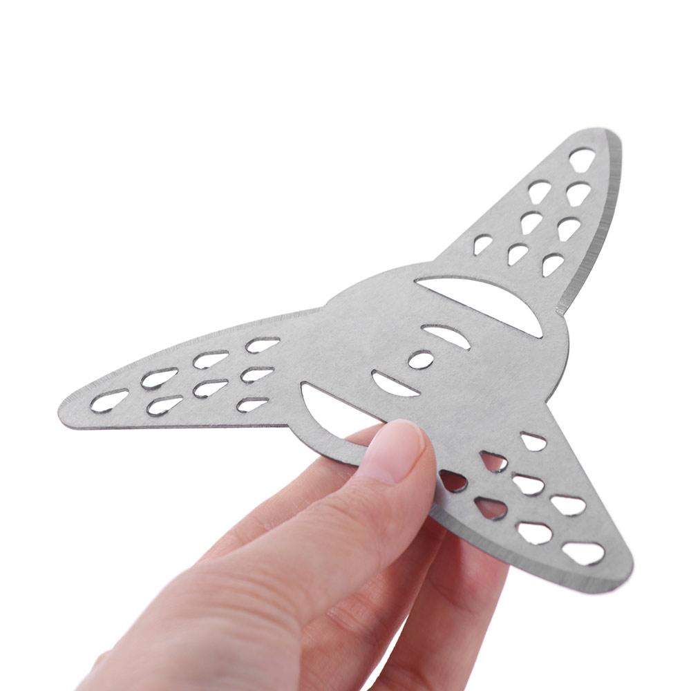 Stainless Steel Grass Trimmer Cutter Heads 3 Teeth Mower Parts Weeding Tool  Lawn Mower Replacement