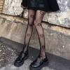 Women Lace Patterned Fishnet Tights High Waist Fishnets Leggings Net Stockings Pantyhose Thigh High Stockings Hosiery