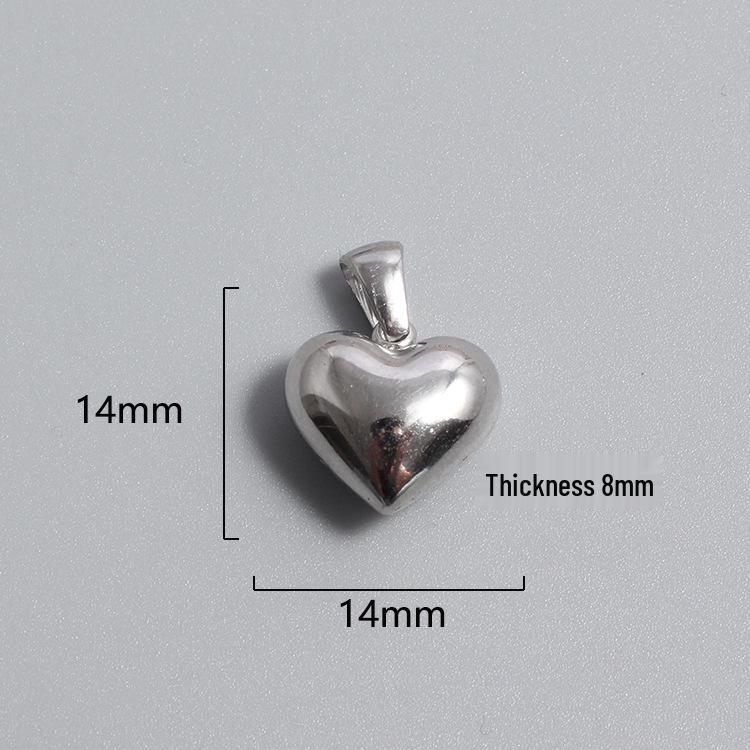 Retro Titanium Steel Cross Necklace Pendant - Stainless Steel DIY Jewelry Accessory, Fade-Resistant