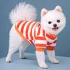 Rainbow Striped Fleece Jacket for Pets - Autumn and Winter Warmth for Cats and Small Dogs