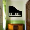 1 Stück Horizontale Klavier Laserschnitt Metall Wandkunst, Schwarzes Eisen Musik Dekor, Moderne Wanddekoration für Wohnzimmer Schlafzimmer, Geschenk für Musikliebhaber
