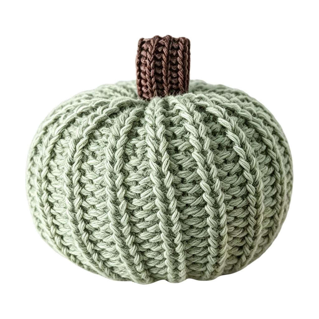 Halloween Gewebter Kürbis Türhänger - Herbstdekoration für die Veranda