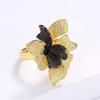 New retro ring for women European and American branches and flowers ring style accessories