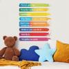 Personal Rainbow Inspirational Quotes for Living Room, Home Decor, Wall Art Stickers