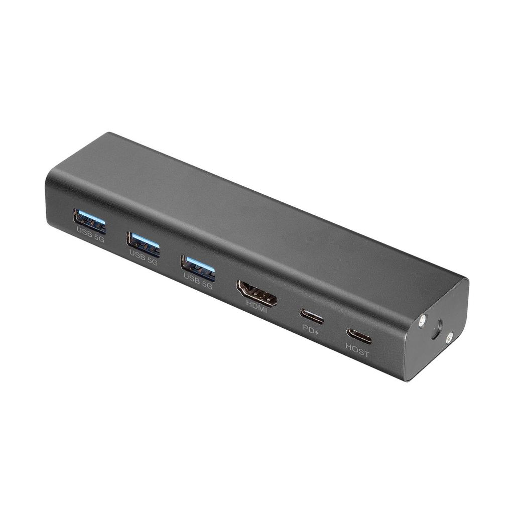 Sanwa Supply USB HDMI Docking Station for Wooden Tabletops EMR-LCOP1 +