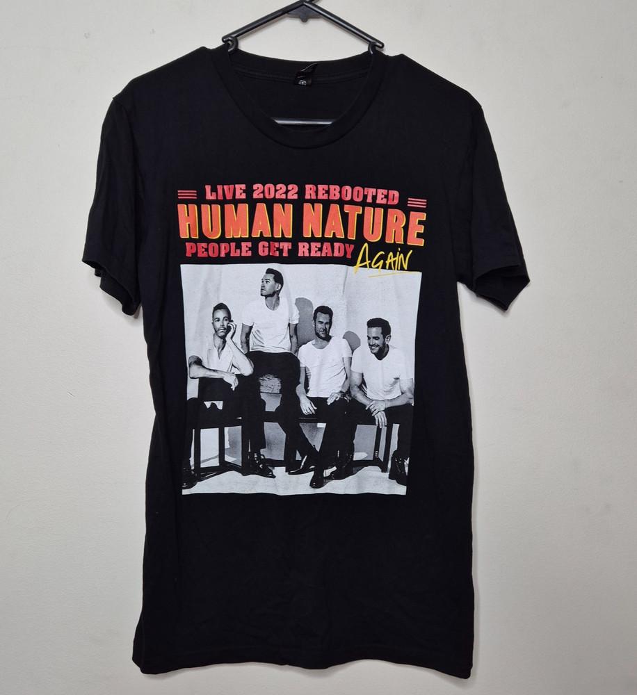 

Human Nature Live 2022 Rebooted TShirt Tee Size S Australian Pop Vocal Group Unisex T-Shirt M