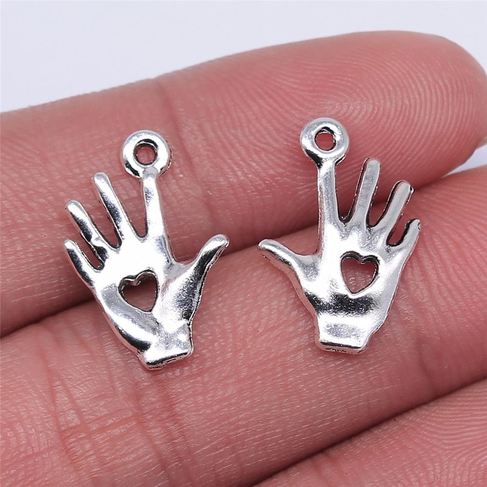 10pcs Palm Hand Charms DIY Handmade Jewelry Making Accessories DIY Handmade Craft