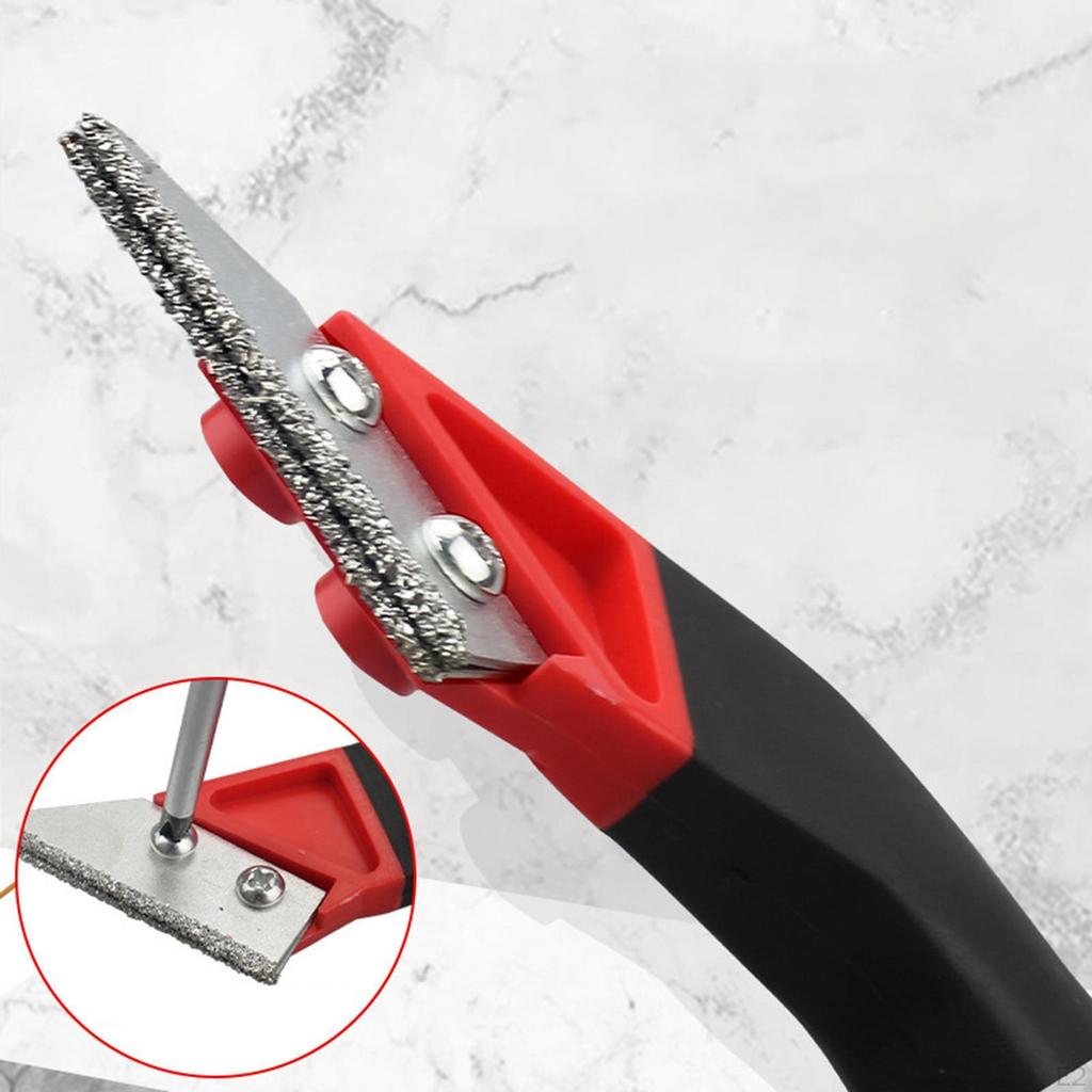Grout Remover Tool Sturdy Angled Scraping Rake Tile Cleaner Cleaning for Home
