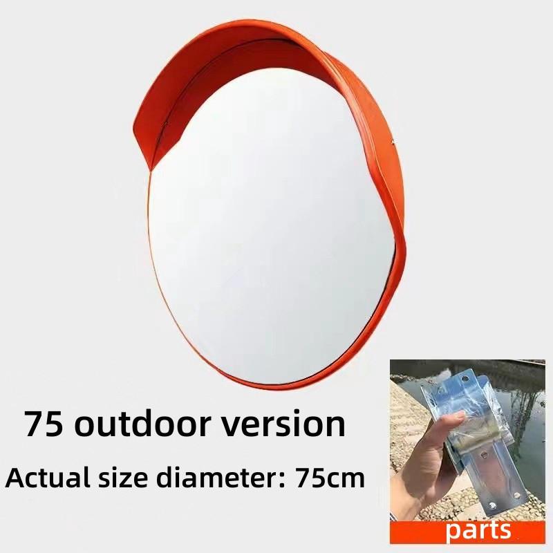 45/ 60/ 75CM Outdoor Polycabonate Traffic Safety Convex Mirror Road Safety Wide Angle Corner Mirror