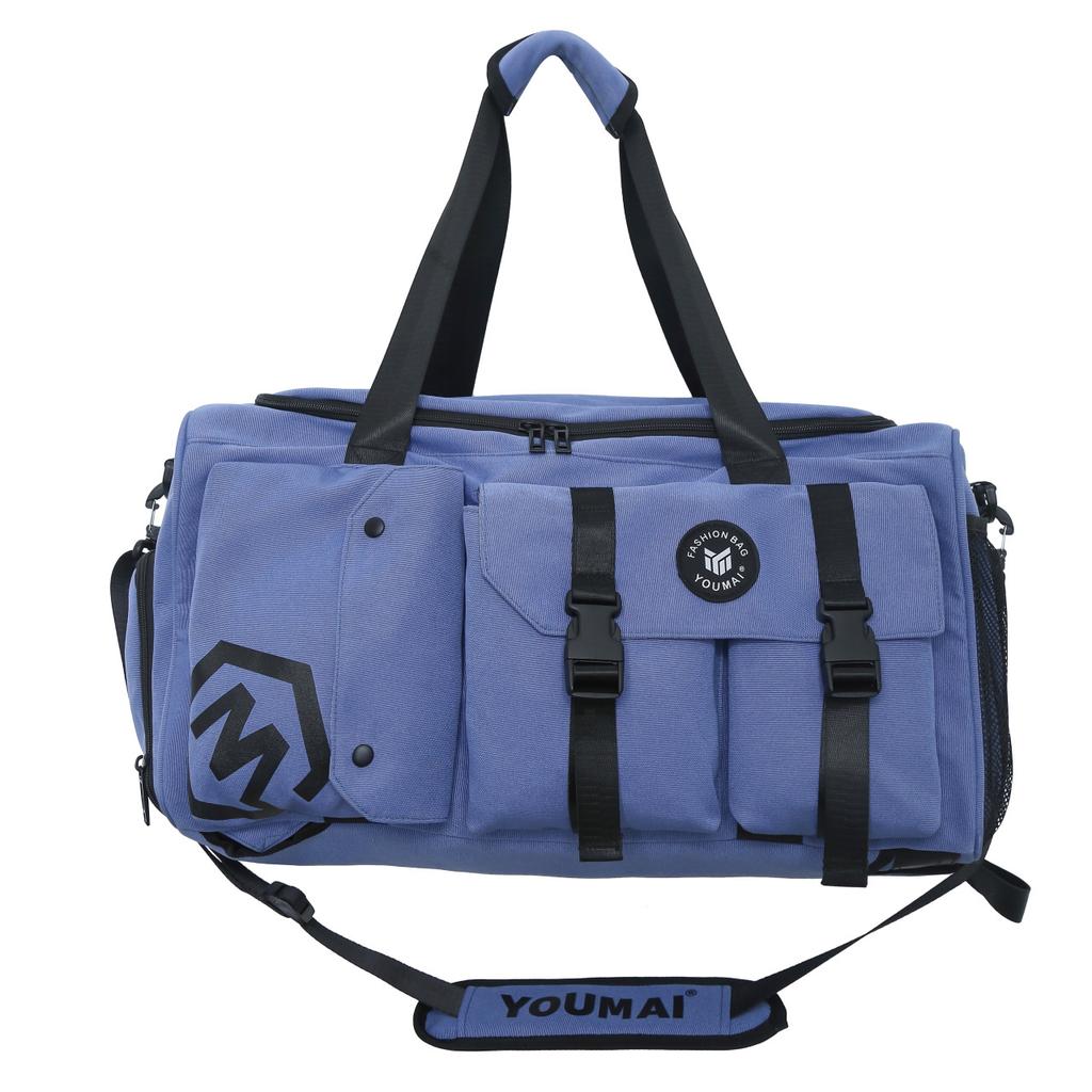 Multifunctional Travel Fitness Bag Large Capacity Crossbody Hand Luggage Dry and Wet Separation Swimming Bag