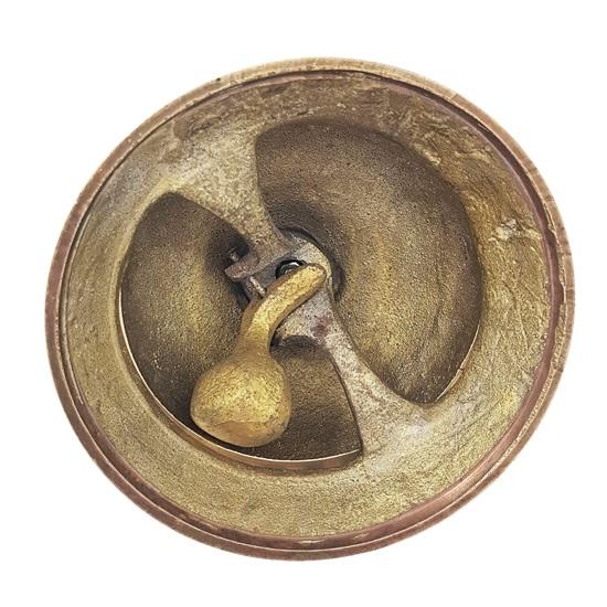 Brass Nautical  Desk Bell Table Bells Call Bell Reception Bell (3.5 Inches)
