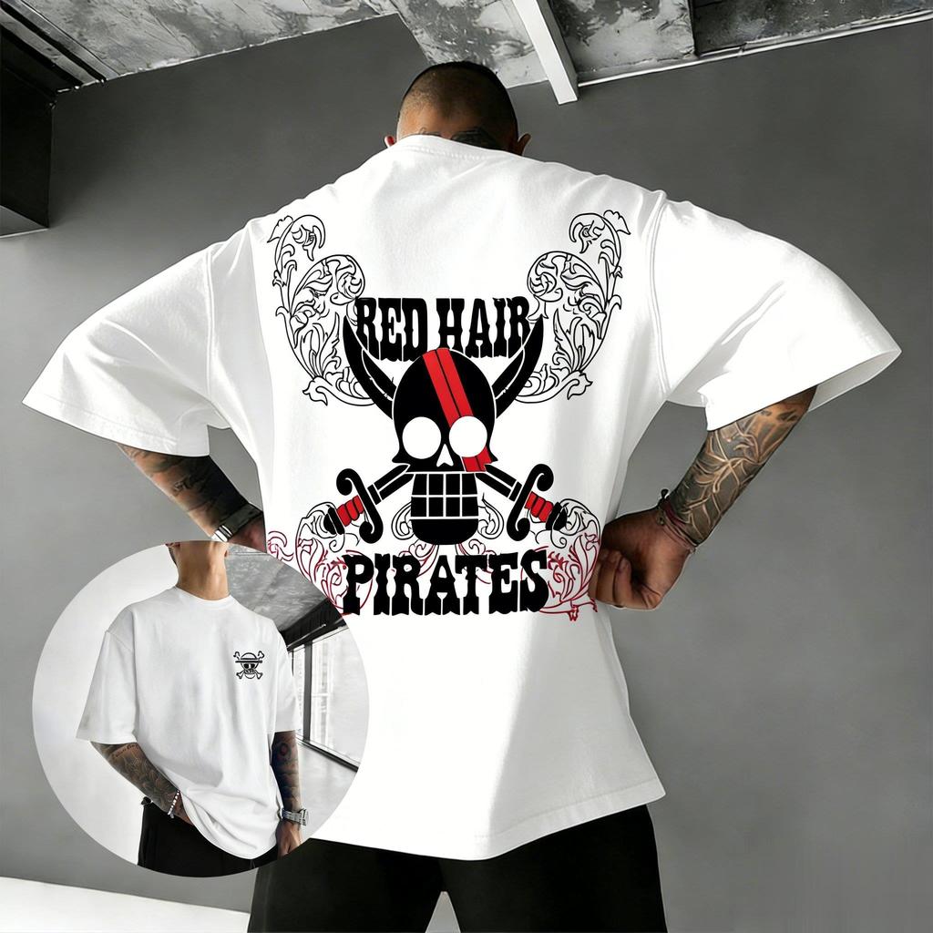 One Piece Anime T Shirt Men Women 2026 Summer Y2k Clothes Cotton Short Sleeve Tops Graphic Tee Casual Streetwear Skull Print