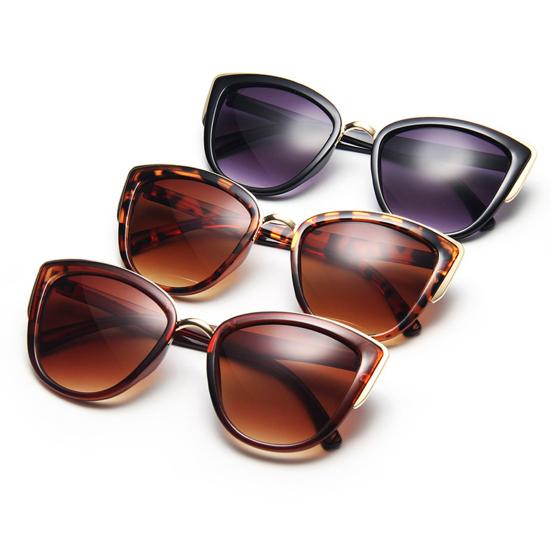 Women Sunglasses Gradient Shock Resistance Female Anti-UV Portable Sunglasses for Taking Photos