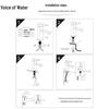 Shui Zhisheng Copper Pull-Out Hot & Cold Basin Faucet