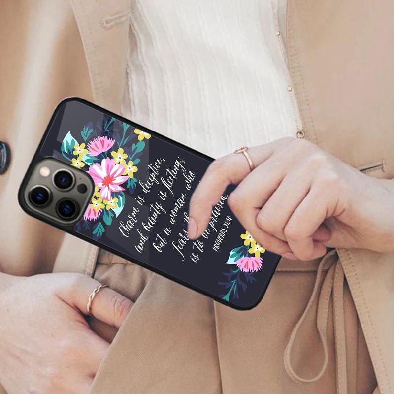 Bible jesus quotes Magnetic Phone Case For APPLE iPhone 17 Air 16 14 13 12 Pro Max 15 Plus Wireless Charge With MagSafe Cover