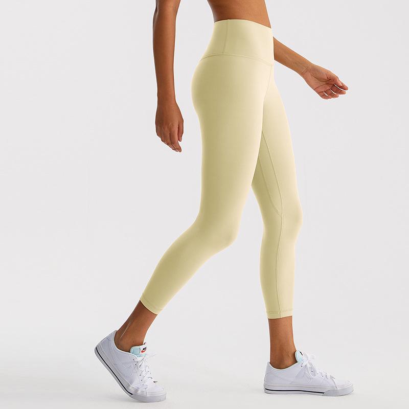Neue High-Waist Yoga-Hose mit Nude-Gefühl: Damen-Leggings mit Hüftlift, Bauchkontrolle und Feuchtigkeitsableitung