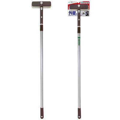 Azuma Exterior Wall Brush with Extendable Handle Length for Residential High Rainwater Pipe Ventilation Window Handle, (Total 101-168cm), Use, Places,