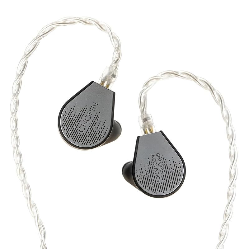 

HiFiGo Binary × Gizaudio Chopin 1DD+3BA hybrid in-ear monitor, 8mm dynamic driver + 3 two balanced armature IEM clarity and (3.5mm, with Softear UC