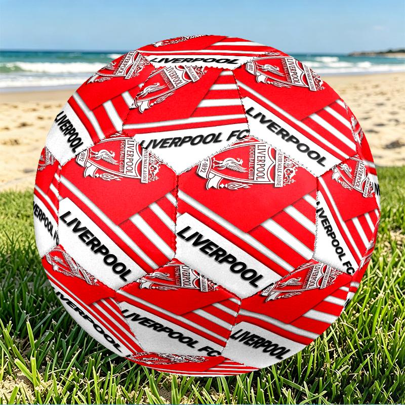Football team.C Print Size 5 Soccer Ball, PU Wear Resistant Football for Match Training and Daily Practice, Birthday Gift for Soccer Fans