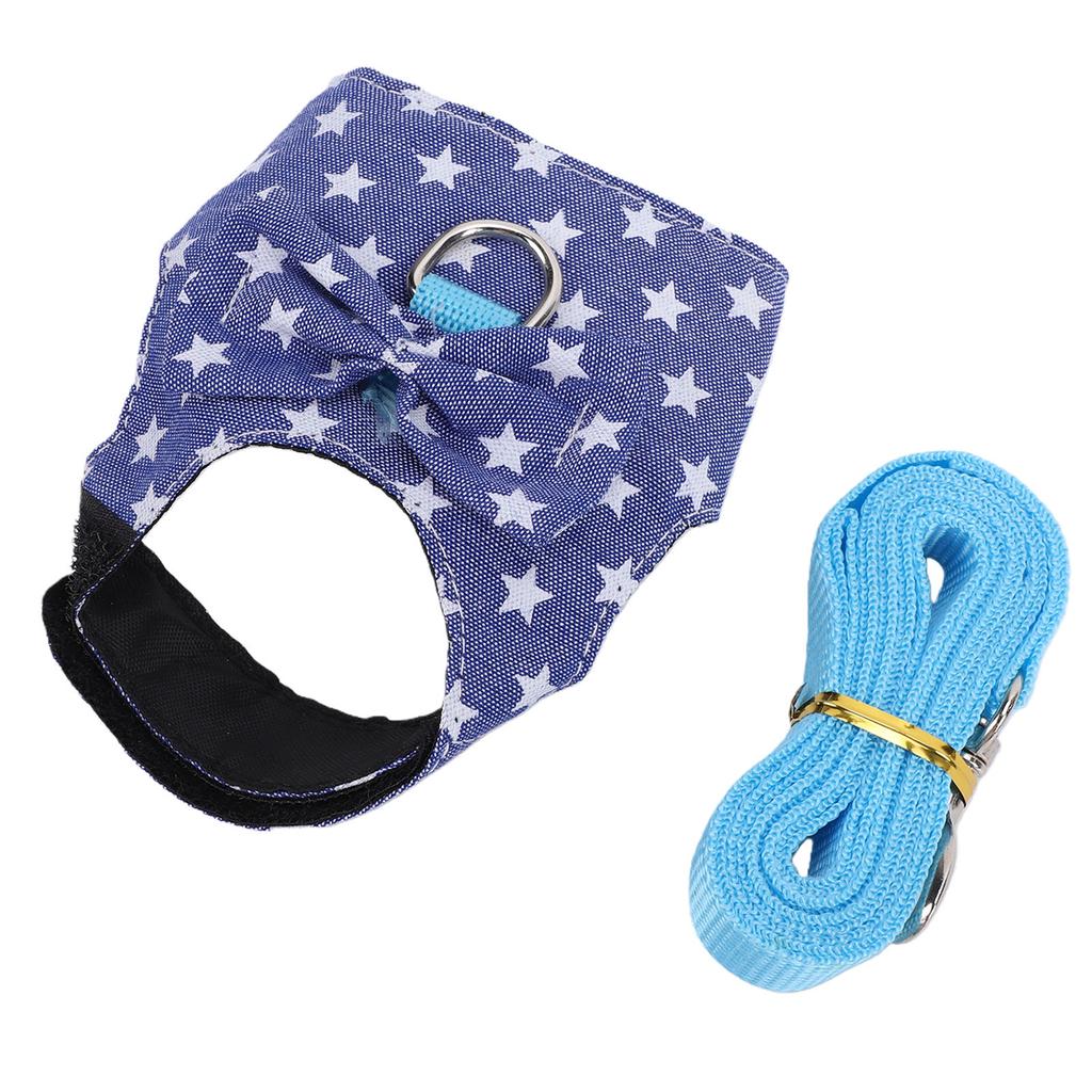 Bunny Harness and Leash Set Comfortable Soft Small Pet Vest Harness Leash Set for Cats Ferrets Guinea Pigs