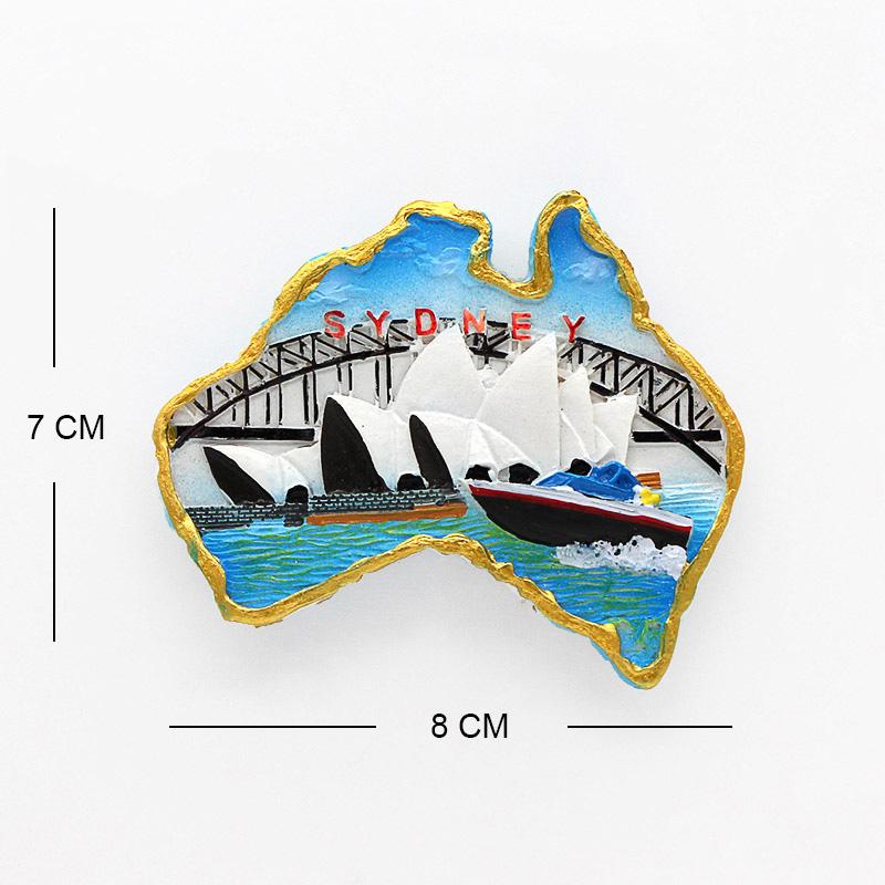 Australia cangur Opera din Sydney suvenir magneți de frigider 3D magnetici frigider decorațiune casă Colecția Australia Cadou