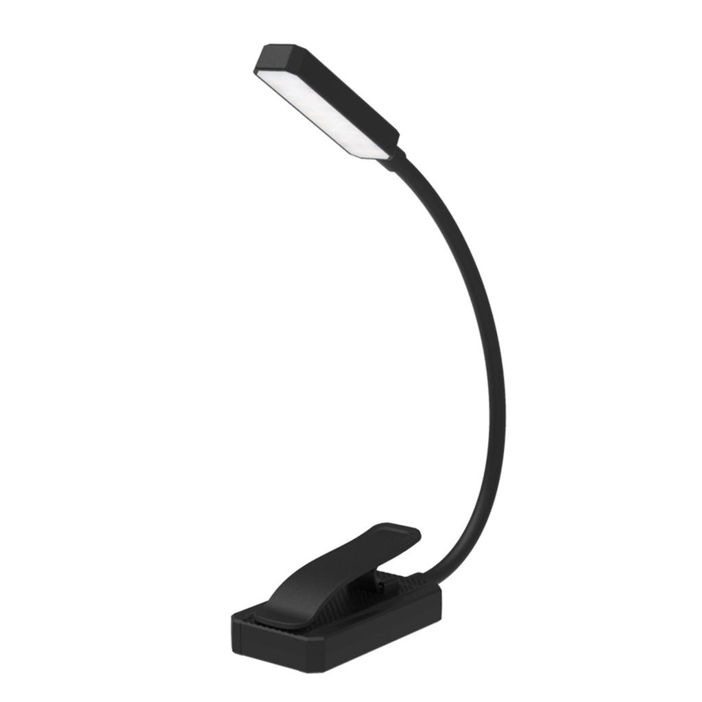 Portable LED USB Reading Lamp with Eye Protection and Anti-Myopia Features, Foldable and Clip-On Table Light for Study or Classroom Use.