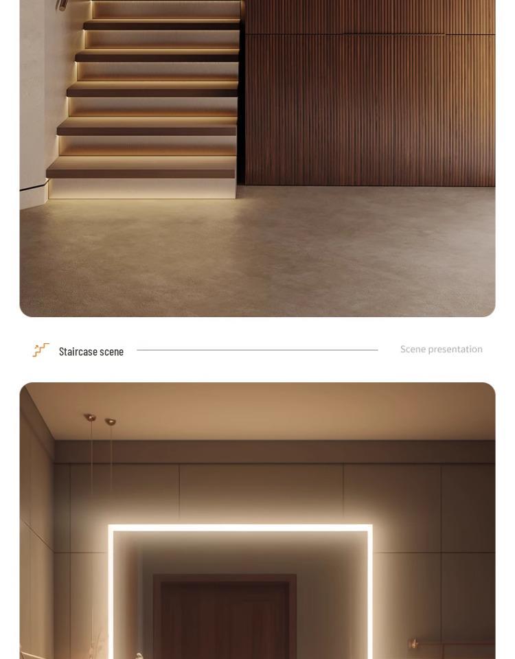 Self-Adhesive 24V SMD LED Strip Lights – Super Bright Linear Light for Exhibitions, Furniture, and Households