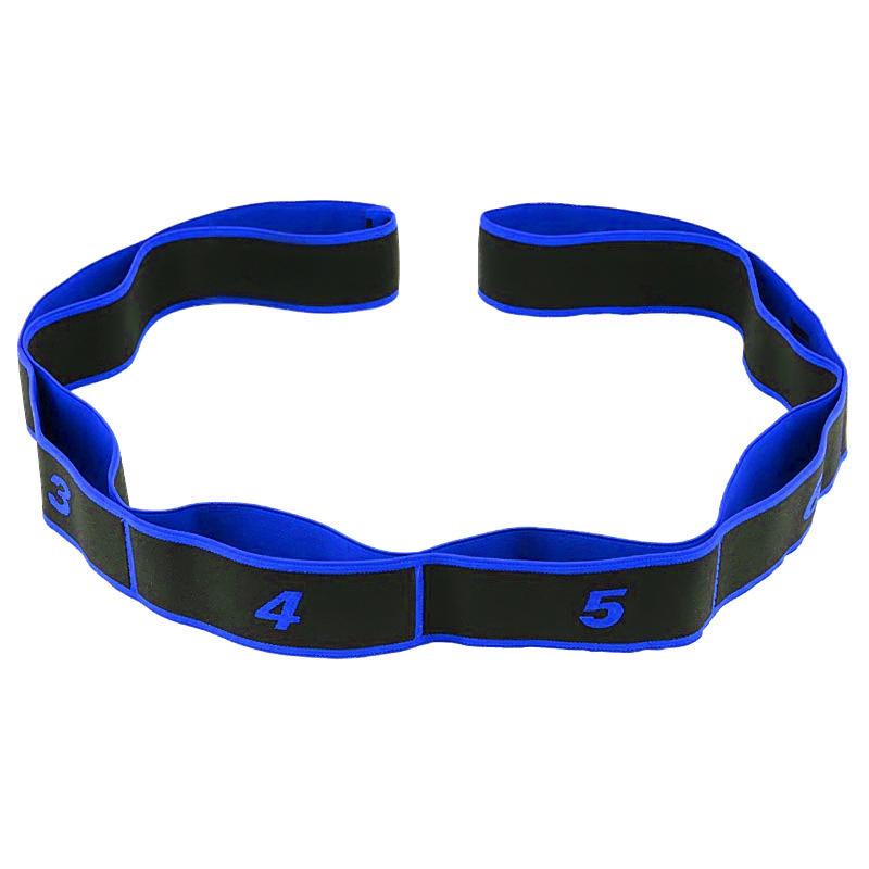 8 Section Portable Resistance Band Elastic Stretching Band for Yoga Pilates Home Gym Physical Recovery Use