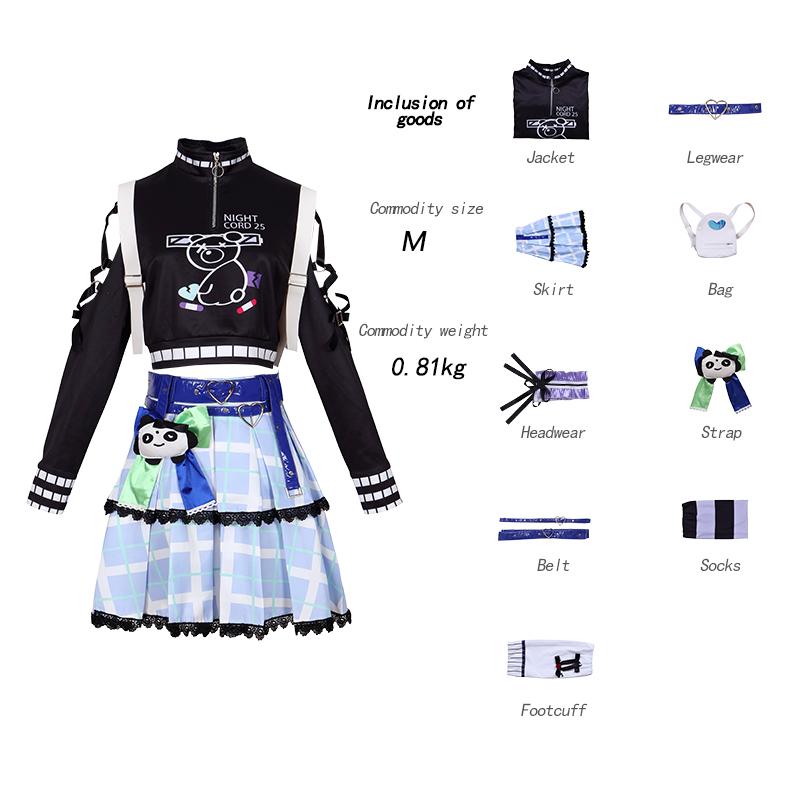 Anime Project Sekai Colorful Cosplay Costume Asahina Mafuyu Mizuki Yoisaki Kanade Shionome Ena Costume With Bag Suits