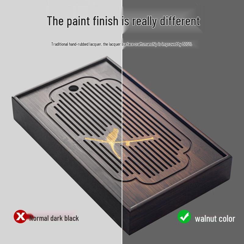 Minimalist Bamboo & Wood Water Storage Tea Tray