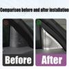 For Lexus ES 350h 350e 500e 2026 2027 Front Door A Pillar Triangle Stainless Steel Decorative Cover Car Interior Trim Accessorie