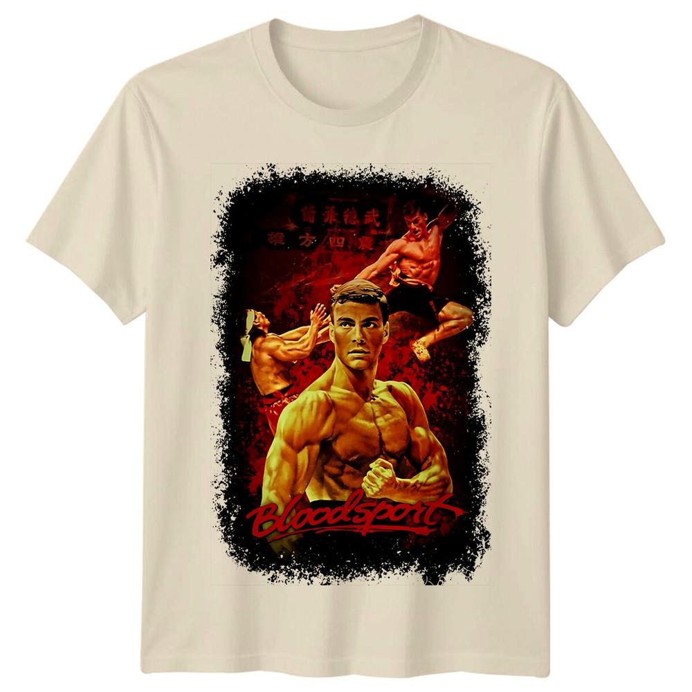 Bloodsport 1988 Movie Poster Inspired Tshirt Retro 80s Tee Unisex Fans Gift