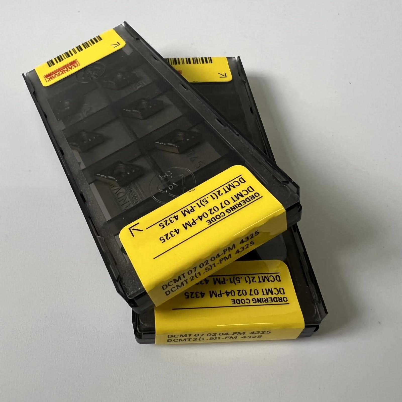 

Original Sandvik / DCMT 070204-PM 4325 / CNC lathe carbide blade 10 PCS