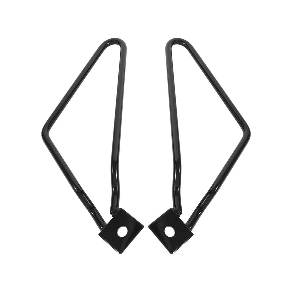 2x Motorcycle Saddlebags Mount Brackets Support Black for XL883/1200 HD1450/1584