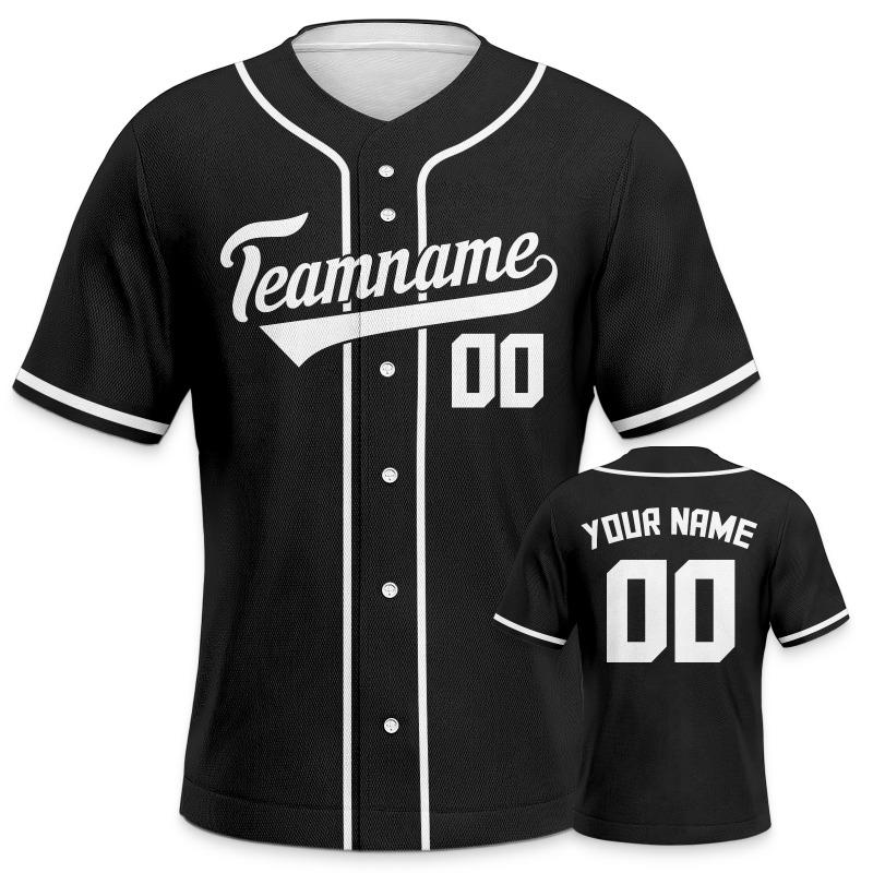 Baseballtrikot für Fans Einfaches Baseball-Shirt