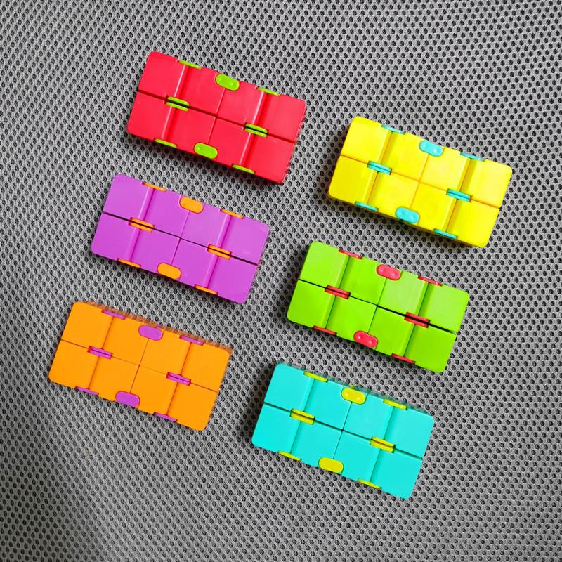 Infinity Magic Cube Children Adult Autism Anti Stress Relief Funny Hand Game Four Corner Maze Fidgets Decompression Toys