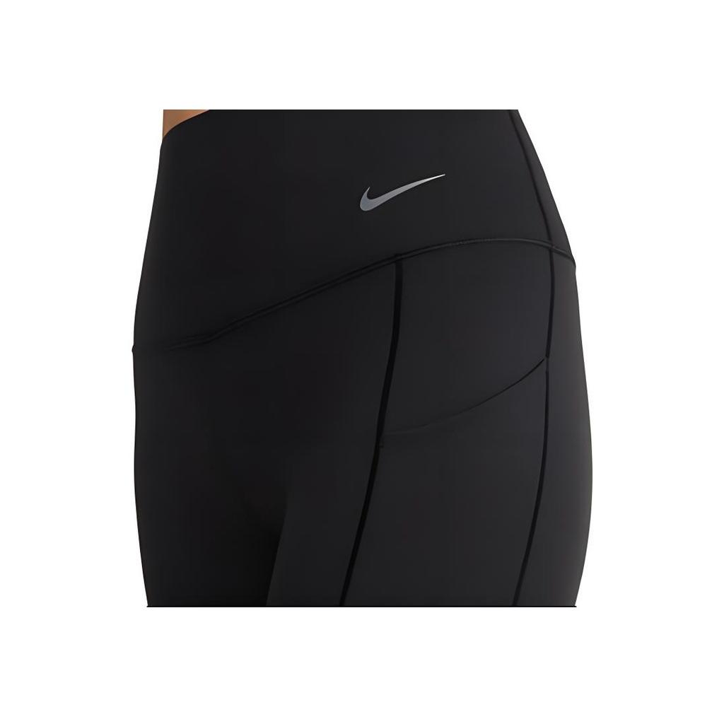 Nike Logo Print Breathable Sport Leggings Women Bottoms Black DQ5898-010