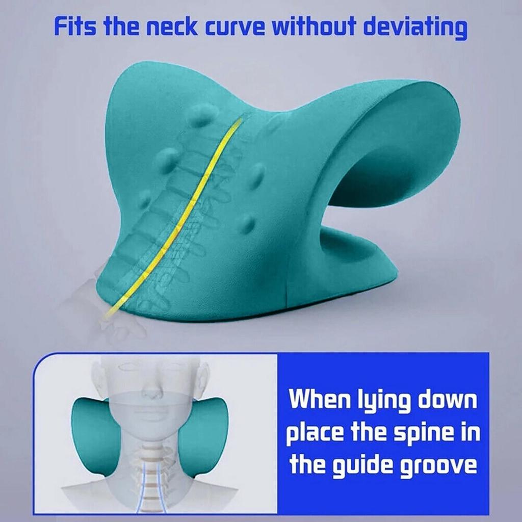 NEW Neck Traction Pillow  Cloud Shape Neck Stretcher Cervical Relaxer
