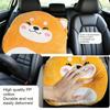Cartoon Car Neck Pillow Plush Headrest Cushion Auto Lumbar Support Pillow Waist Cushion Cute Car Headrest Pillow