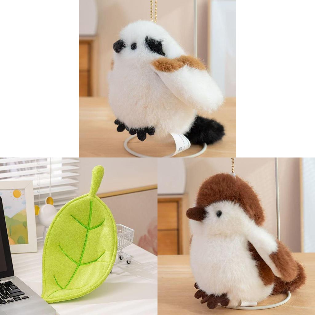 Animal Plush Toy Parrot And Sparrow Soft Stuffed Figures For Kids Gift
