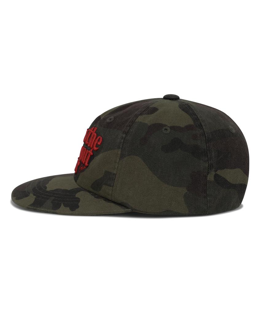 BROWNBREATH Stone Washing Camo Cap - Khaki