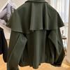 Spring Autumn Casual Short Coat Women's Korean Loose Long-Sleeved Windbreaker Female Outwear Tops