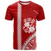 T-shirt Imprimé 3D Drapeau du Tonga Harajuku Hommes Femmes Mode L'Emblème du Royaume du Tonga Col Rond T-shirts Graphiques Vêtements pour Hommes Hauts