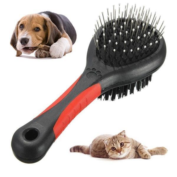 double sided dog comb